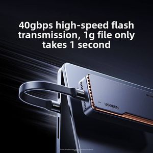 Câble USB Type C vers Type C <span class=keywords><strong>UGREEN</strong></span> 240W, court, charge rapide PD, USB 4.0 Gen 3, transfert de données 40 Gbps, ThunderBolt 4, 8K 60Hz pour <span class=keywords><strong>Apple</strong></span> Android - Product Image 3