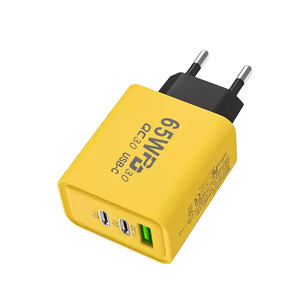 Adaptador de Carga Rápida USB-C PD de 65W, Cargador de Pared SCP de 18W, Corriente de Salida de 5V/3A 5A, OTP para Laptop y Móvil - Product Image 1