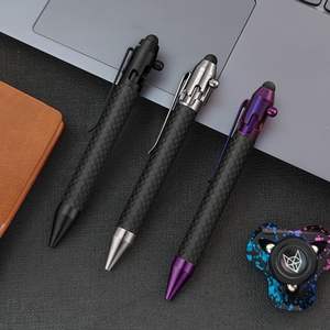 Stylo bille EDC personnalisable en fibre de carbone – Outil portable de signature professionnelle pour l'escalade, <span class=keywords><strong>le</strong></span> <span class=keywords><strong>camping</strong></span> et la randonnée en extérieur - Product Image 1