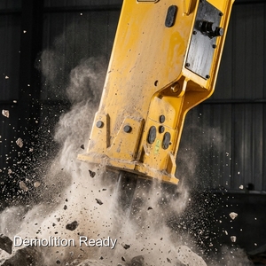 El martillo hidráulico HMB definitivo proporciona una potente energía de impacto para demolir estructuras sin esfuerzo y romper piedras duras. - Product Image 3