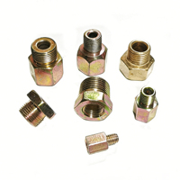 Raccord de transition métrique à dents internes/externes pour tuyau de gaz/huile de camion, type B, avec embout de conversion de taille, raccord réducteur hydraulique