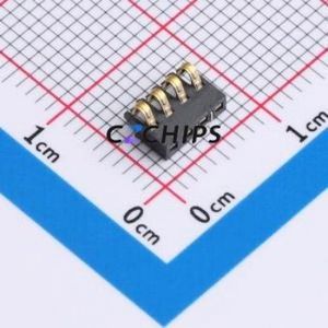 GT-BTP16004-0180B-014A Blade/Spring Contact Battery Connector SMD,P=1.6mm Connector Spring Contact Type 1.6mm 4P Vertical Mount - Product Image 1