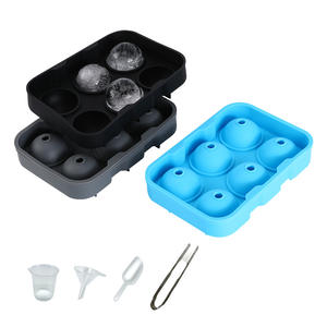 Grand bac à glaçons en silicone, moules à glaçons pour faire des boules de glace rondes pour les boissons, le café et l'alcool - Product Image 5