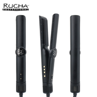 RUCHA Lisseur Cheveux Humides et Secs 2-en-1, Styler Cheveux Sans Brosse à Air Chaud 100 000 tr/min, Fer Plat Chauffage Rapide 800W