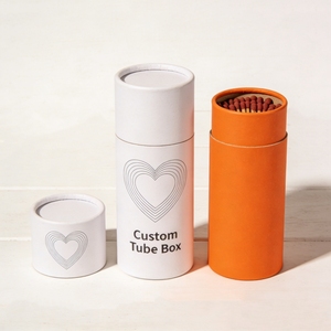 Eco-Friendly Kraft Paper Tube Cosmetic Packaging Box Recyclable Cylindrical Container for Skincare Perfume <b>Wig</b> Loose Powder - Product Image 4