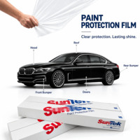 Film Suntek Ultra PPF USA, garantie 10 ans, super hydrophobe, brillant, transparent, anti-jaunissement, auto-réparateur