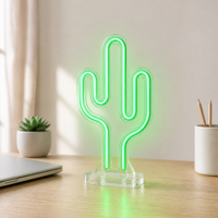 Mini néon LED USB à piles, texte et logo personnalisés, étanche IP67 pour comptoir de stand, décoration de boutique, production rapide