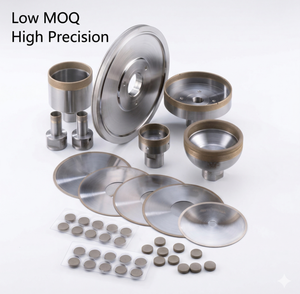 Quartz Machining <b>Abrasive</b> Metal Bonded Diamond <b>Tool</b> Gemstone Drilling Wheel for Glass and Ceramic Applications #100 Grit - Product Image 3