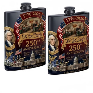 Regalo Patriottico per il 250° Anniversario degli Stati Uniti, Edizione 1776-2026, Bottiglia di Whisky USA, Bicchiere da Vino per il 250° Anniversario dell'America - Product Image 6