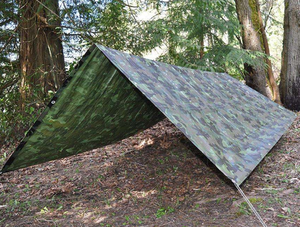 Bâche en géotextile tissé imperméable enduit LDPE, bâche en HDPE camouflage pour usage industriel, couverture de voiture et bâche de clôture - Product Image 1