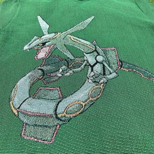 LOW quantité minimale de commande Sweat à capuche en tapisserie anime personnalisable Yarn Dyed Tapestry Design Poke Z Mon Hoodie pour hommes - Product Image 4