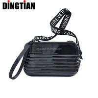 Usine 7 pouces Hardshell bagage à main mini valise personnalisé ABS PC maquillage sac sac à main Portable pour dingtian promotionnel de marque