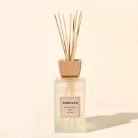 Diffuseur de parfum d'ambiance de luxe pour la maison, 500 ml, bouteille en verre avec bouchon en bois