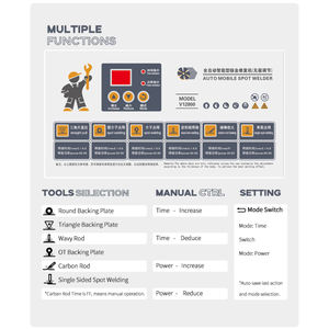 เครื่องดึงตัวถังรถยนต์ ชุดซ่อมตัวถังรถยนต์ เครื่องเชื่อมแบบจุดดิจิตอล ซ่อมเคลื่อนที่ - Product Image 4