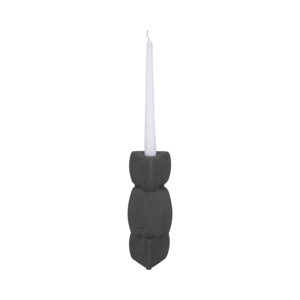 Ceramic Stacked Candle Holder Modern Taper Candlestick For Mantel <b>Console</b> <b>Table</b> Living Room Decor - Product Image 2
