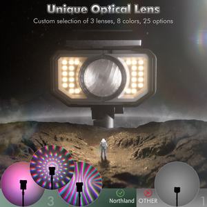 Lot de 2 lampes solaires multicolores Vispera De Todos Los Santos pour Halloween, lampes de décoration, lampes à piquet de jardin - Product Image 5