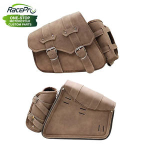 RACEPRO – sacoche de <span class=keywords><strong>moto</strong></span> en cuir PU marron pour <span class=keywords><strong>Harley</strong></span> <span class=keywords><strong>Davidson</strong></span> Street 500 750 Sportster 883 1200 Sportster S - Product Image 6