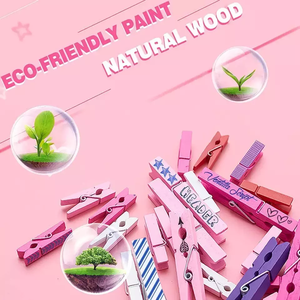 Support en bois naturel solide pour sécher <span class=keywords><strong>la</strong></span> <span class=keywords><strong>corde</strong></span> <span class=keywords><strong>à</strong></span> <span class=keywords><strong>linge</strong></span>, support suspendu pour sac <span class=keywords><strong>à</strong></span> <span class=keywords><strong>linge</strong></span>, Clips pour <span class=keywords><strong>Photos</strong></span> artisanales, épingles <span class=keywords><strong>à</strong></span> <span class=keywords><strong>linge</strong></span> en bois - Product Image 3