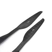 MAD Accessoires de drone CB2 PRO 15x5 pouces à haute résistance D6-D12 (M3*2) hélice en fibre de carbone noire pour moteur sans balais