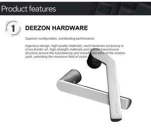 Perfil de aluminio de doble acristalamiento moderno de impacto de huracán, persiana oscilante de acero inoxidable, insonorizada, calificada con estrella energética, personalizada - Product Image 3