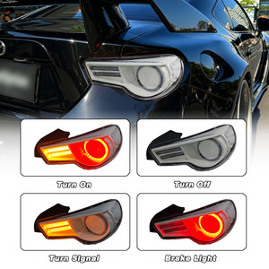 Fanali posteriori SINDAR stile <span class=keywords><strong>Ferrari</strong></span> per Toyota GT86, Toyota 86 e Subaru BRZ 86 2012-2021, luci posteriori a LED RGB 12-21 - Product Image 2