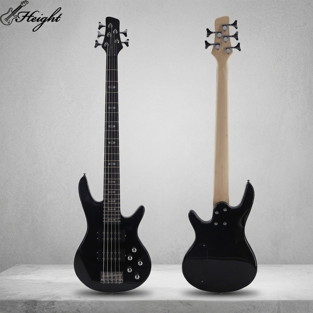 OEM ODM 5 String Electric Bass Guitar MSPB04 Bolt on Maple Neck Factory Supply
