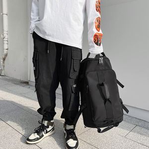 Wholesale Large Capacity Portable Waterproof Travel Bag Durable Outdoor Sports Duffel Bag High Quality Fitness <b>Backpack</b> for Men - Product Image 6