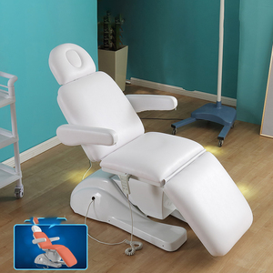 Hot Seller 3 Motoren Verstellbare Klinik Beauty Salon Stationär Komfortabler <span class=keywords><strong>Massage</strong></span> tisch Elektrisches Gesichts bett Kosmetik stuhl - Product Image 3