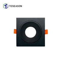 Downlight carré en aluminium moulé sous pression TN10AS1-Z | Coupe de 95mm de diamètre 110mm | Coupe anti-éblouissement profonde | Ampoule à chargement frontal | MR16 GU10