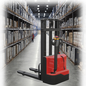 Tự leo núi 6 Meter tay mini đối trọng điện Walkie Pallet Xe Tải nâng <span class=keywords><strong>Stacker</strong></span> 3 tấn - Product Image 2