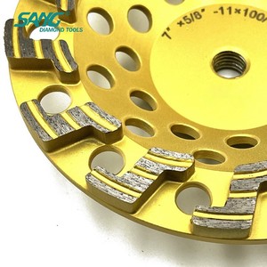 SANG Long Working Life Abrasive Tools S Segment Metal Bond Factory 180mm Disque diamanté à segment pour le polissage du béton et des pierres - Product Image 4
