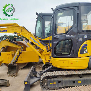 Miniexcavadora usada KOMATSU PC35 de 3,5 toneladas con motor y motor EPA CE de bajo funcionamiento y buenas condiciones - Product Image 6