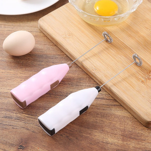 เครื่องตีไข่ไฟฟ้าขนาดเล็กแบบมือถือ ใช้แบตเตอรี่ สำหรับตีไข่ กาแฟ นม ชา - Product Image 1