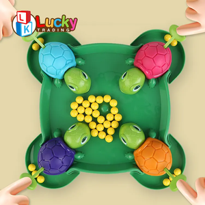 ของเล่นเต่ากินถั่ว ของเล่นเสริมพัฒนาการเด็ก เกมกระดาน เกมโต๊ะแบบมีปฏิสัมพันธ์ระหว่างพ่อแม่ลูก จับถืออาหาร ของเล่นเต่า - Product Image 6
