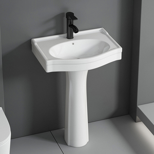 Lavabo mural en céramique avec miroir intelligent pour petite salle <span class=keywords><strong>de</strong></span> bain d'appartement, projet hôtelier, balcon - Product Image 1