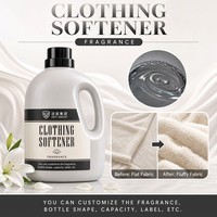 Ensemble OEM Handle Jug Mist Grey, Adoucissant textile liquide et Lessive liquide, Parfum longue durée, Fraîcheur, Produits de nettoyage