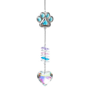 Attrape-soleil <span class=keywords><strong>en</strong></span> cristal Cœur Ailes d'Ange pour vitre de voiture, jardin, cadeau personnalisé commémoratif pour animal de compagnie, cadeau de condoléances, cadeaux prisme créateur d'<span class=keywords><strong>arc</strong></span>-<span class=keywords><strong>en</strong></span>-<span class=keywords><strong>ciel</strong></span> - Product Image 2