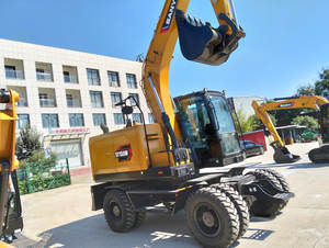 Excavadoras de ruedas usadas SANY SY155W de alta calidad 15ton sy155 excavadoras de segunda mano precio barato venta en China - Product Image 2