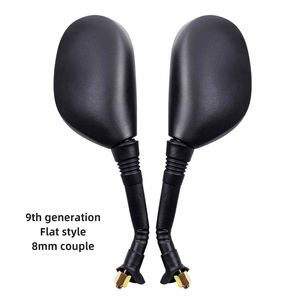 Rétroviseurs de <span class=keywords><strong>moto</strong></span> CNC en aluminium, <span class=keywords><strong>clignotants</strong></span> <span class=keywords><strong>intégrés</strong></span>, rétroviseur <span class=keywords><strong>avec</strong></span> lumière Led - Product Image 5