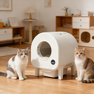 Best-seller : Bac à litière autonettoyant, bac à litière automatique pour chat, grand bac à litière automatique pour chat - Product Image 1