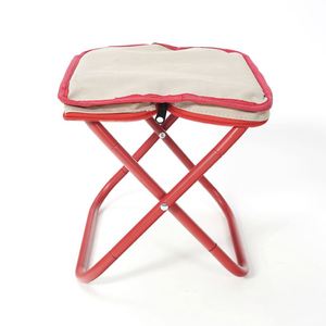 Portable <b>Foldable</b> Mini <b>Chair</b> Stool with Oxford Fabric and Iron Frame for Outdoor <b>Garden</b> - Product Image 3