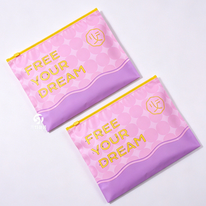 Underwear Packaging Bags Custom Printed Semi Transparent PE Slider Zipper Bags Small MOQ Available - Product Image 5