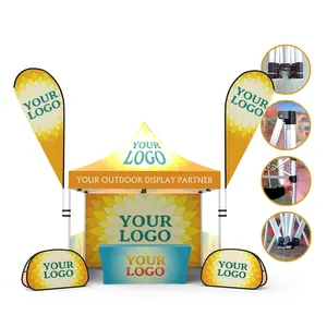 Toldos Plegables de Aluminio para Exteriores 3x3, Quiosco Plegable, Carpa para Ferias Comerciales - Product Image 1