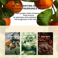 Mulan Personnalisé Vente en Gros de Luxe Dames Californie Midsummer Fruit & Fragrance Parfum Arômes Parfumés Agrumes Boisé