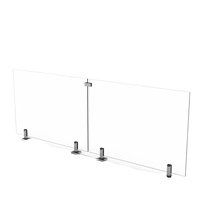 Accessoires de garde-corps d'escalier intérieur modernes en acier inoxydable, sûrs et durables, couleur personnalisée, pour balcon extérieur, clôture de terrasse en verre