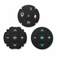 Contrôleur de volant automobile, clavier en silicone, panneau de commande directionnel sans fil pour voiture, bouton en caoutchouc
