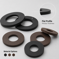 Junta Plana de Goma Personalizada, Arandela de Sellado NBR EPDM PTFE para Tuberías, Bridas, Válvulas, Aceite, Agua, Químicos, Industriales, OEM, No Estándar