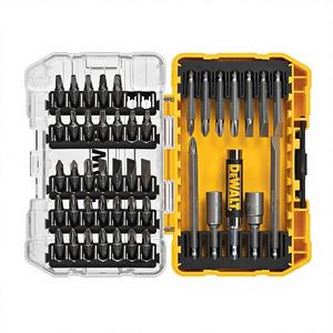 For DW2166 45-Piece Hex Shank HSS Double-Ended <b>Screwdriver</b> <b>Bit</b> <b>Set</b> with Black Oxide Finish for Power Tool Use - Product Image 1
