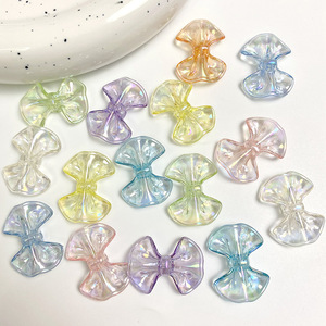 Accessoires pour coques de téléphone : Matériaux pour chaînes de téléphone, nœuds transparents plaqués AB à faire soi-même, perles et colle crème - Product Image 4
