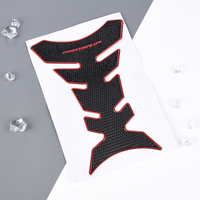 Autocollant décoratif gaufré flexible, résistant à l'usure, résistant aux intempéries, finition fine, accessoire pelable pour réservoir de moto